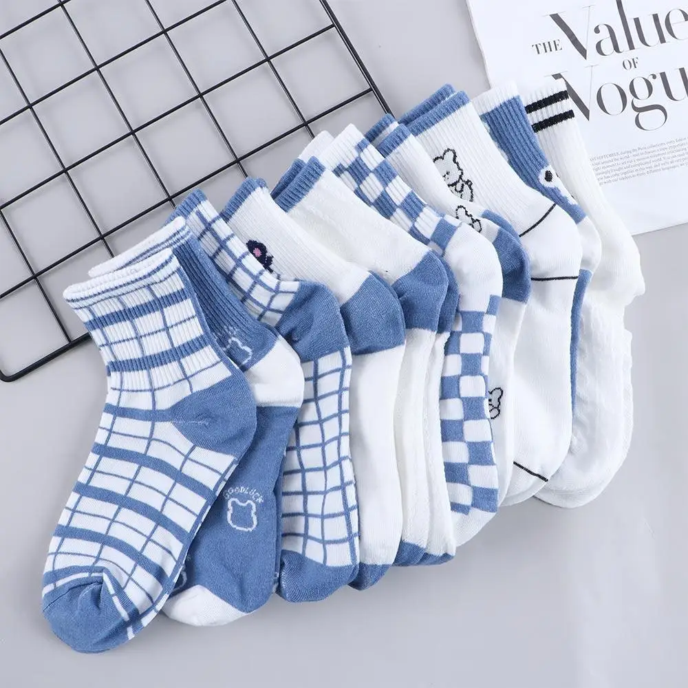 

Kawaii дышащие удобные хип-хоп зима-осень хлопковые женские чулочно-носочные изделия пара носков носки носки с медведем средние носки-трубочки