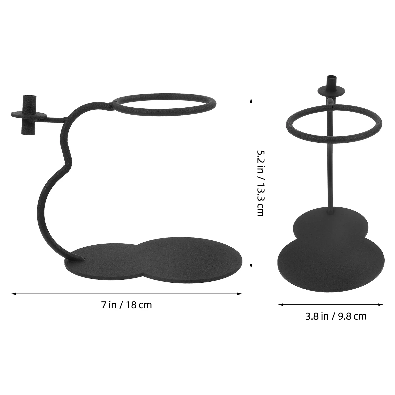 

Tea Strainer Stand Cast Iron Teaware Rack Support Desktop Infuser Holder Iron Teapot Rack Teaware Stand