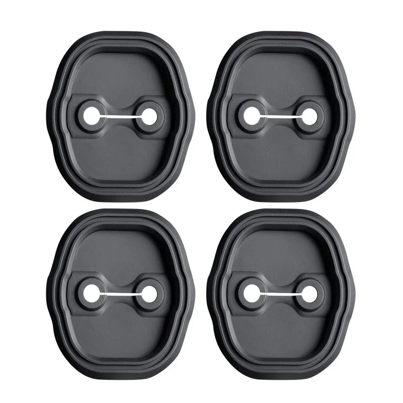 4PCS For Aion S Plus Aion S V Y 2023 2024 2025 Silicone Car Door Lock Cover Mat Accessories