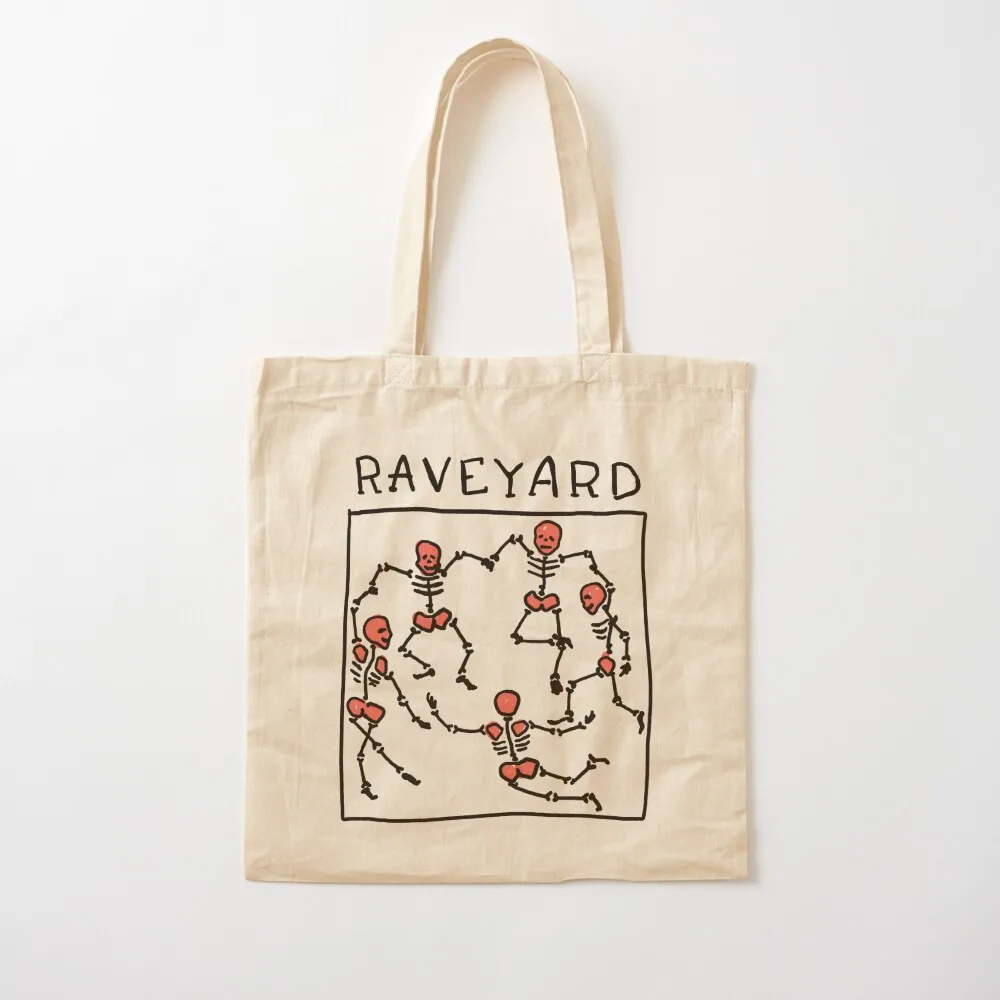 

Raveyard Tote Bag, мужские сумки на заказ, многоразовые сумки для покупок, холщовая большая сумка