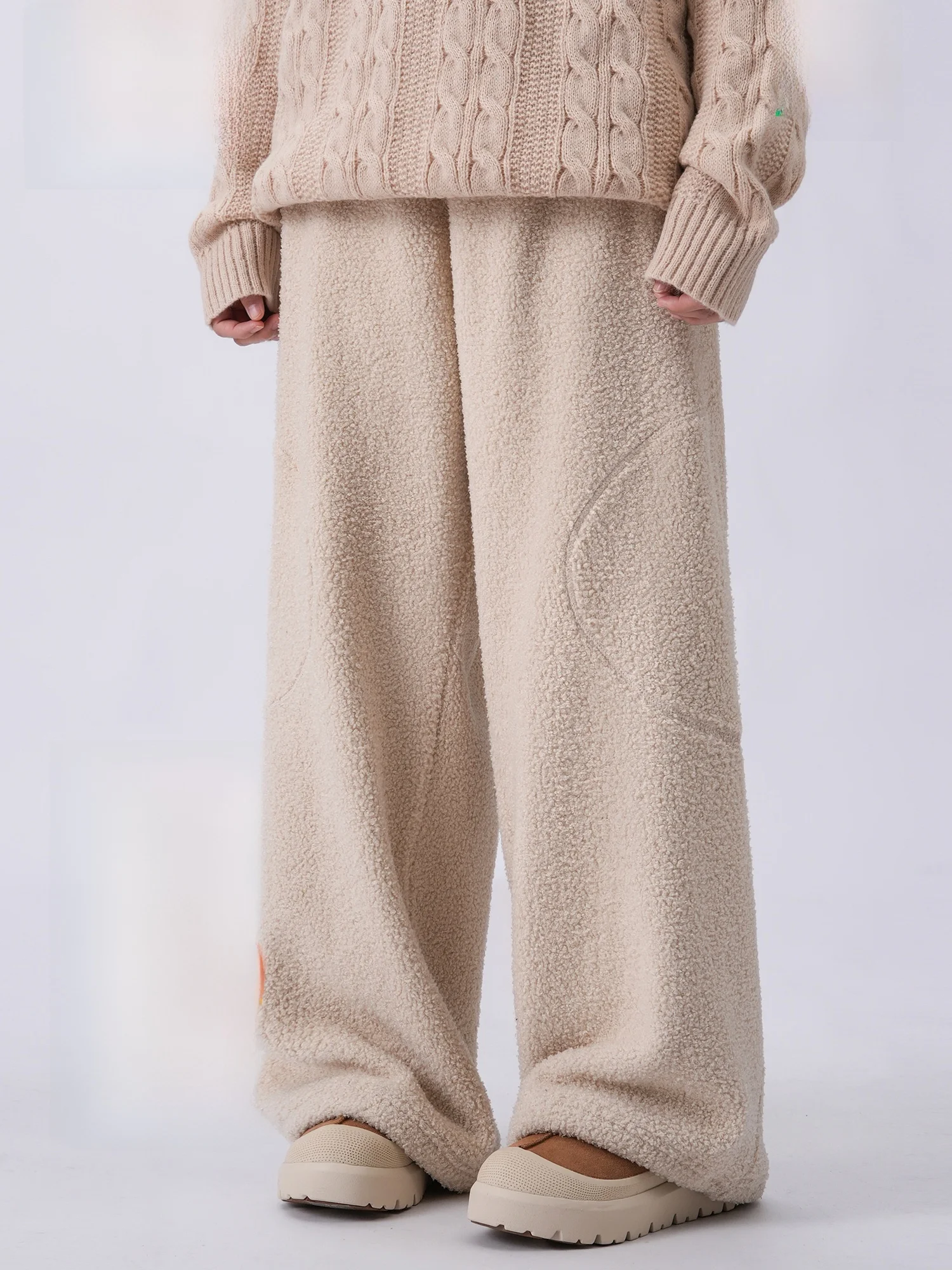 

Spirit Fce Wide Leg Sports Pants Loose Fit Basic Commute Straight Leg Trousers for Men And Women Comfortable Casual P...