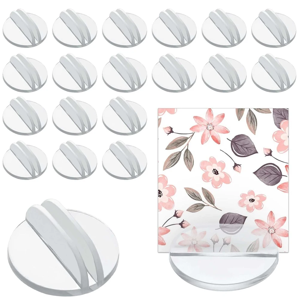 10-50 قطعة بطاقة صغيرة تقف مكان حاملي بطاقات ورقة قواعد مصغرة واضح ورقة مجلس كليب لأرقام طاولة الألعاب حفل زفاف