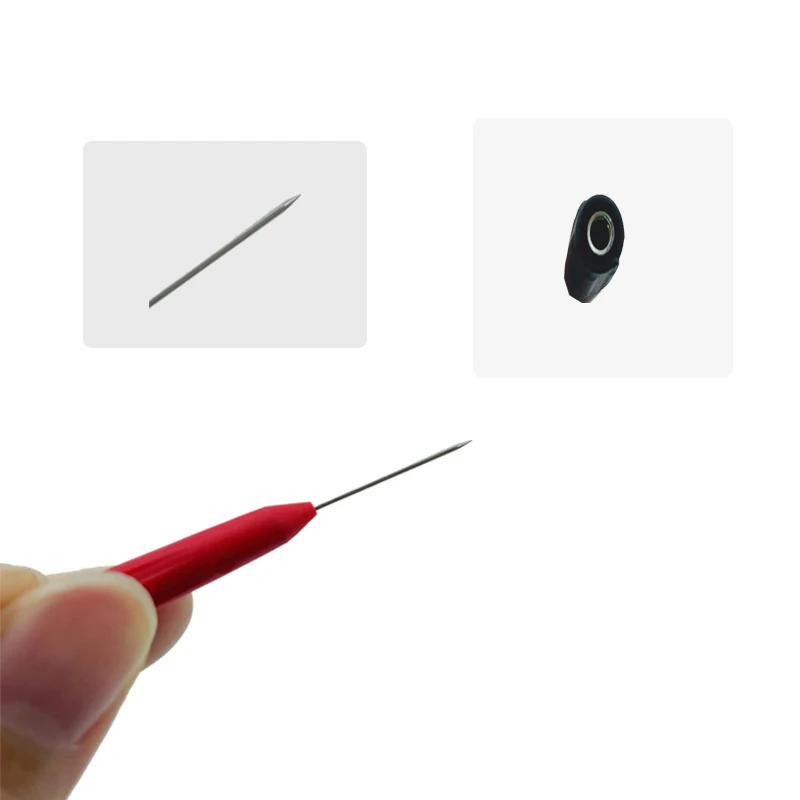 Multimeter-Sonden mit 2-mm-Schnittstelle, 60 V/10 A, sehr feiner Durchmesser 0,7 mm, Rückpunktions-Sonde – Detail 6