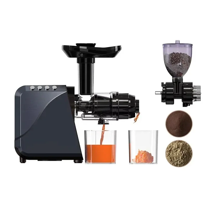 Multifunctional Portable Kitchen Machine 5 in 1 Cold Press Juicer Smoothie Coffee Grinder Fruit Juicer Slow Speed Juicer