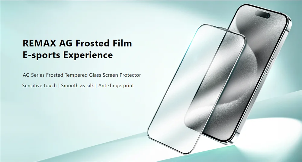REMAX AG Frosted Tempered Glass Displayschutzfolie für iPhone 17 17Air 17Pro 17ProMax für iPhone 15/16 Serie 16Pro/16ProMax WL-02 – Detail 2