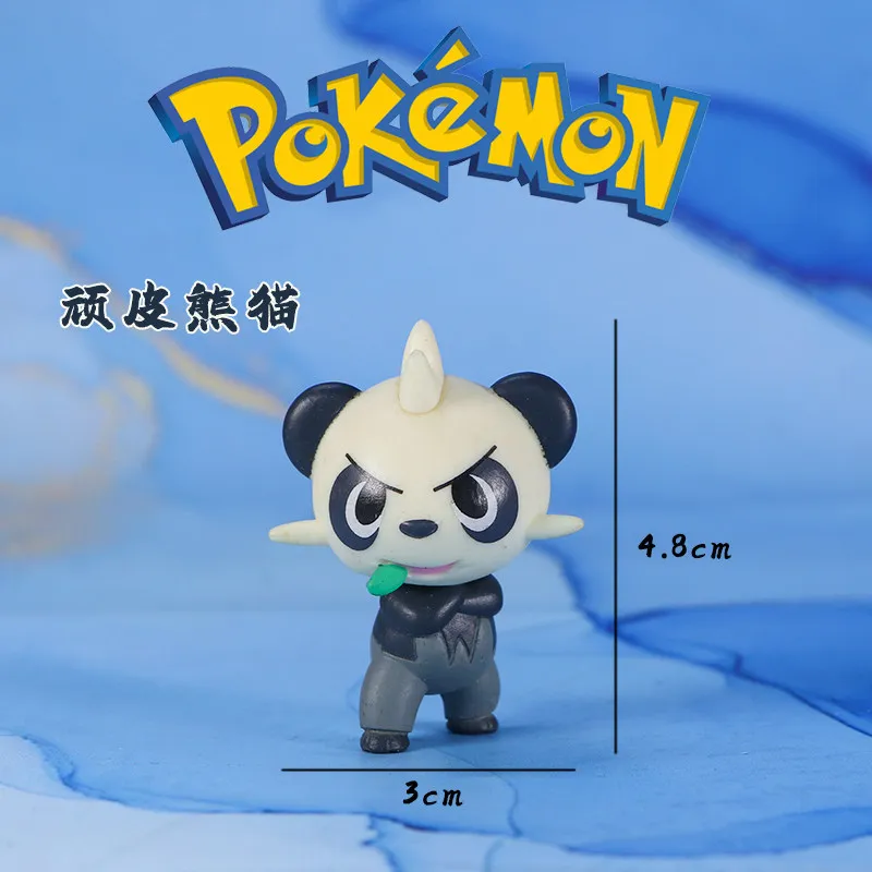 Genuine WCT Pancham & Pangoro Figures Pokemon Anime Collectible Model Toys - view 6