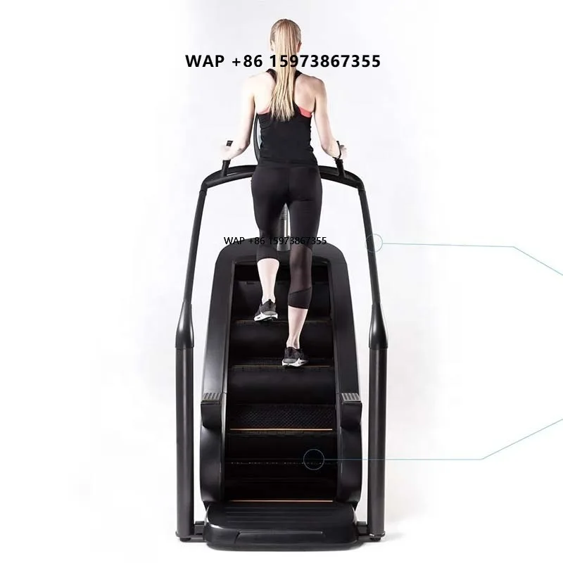 Home Gym Stepper Fitness Aerobic Stepper Nordic Walking Machine With Resistance Bands