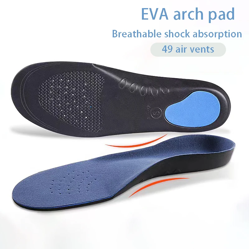 Arch Support Insole for Feet Men Women Orthopedic Insoles for Shoes Comfortable Shock-Absorbing Inserts Sport Running Shoe Sole