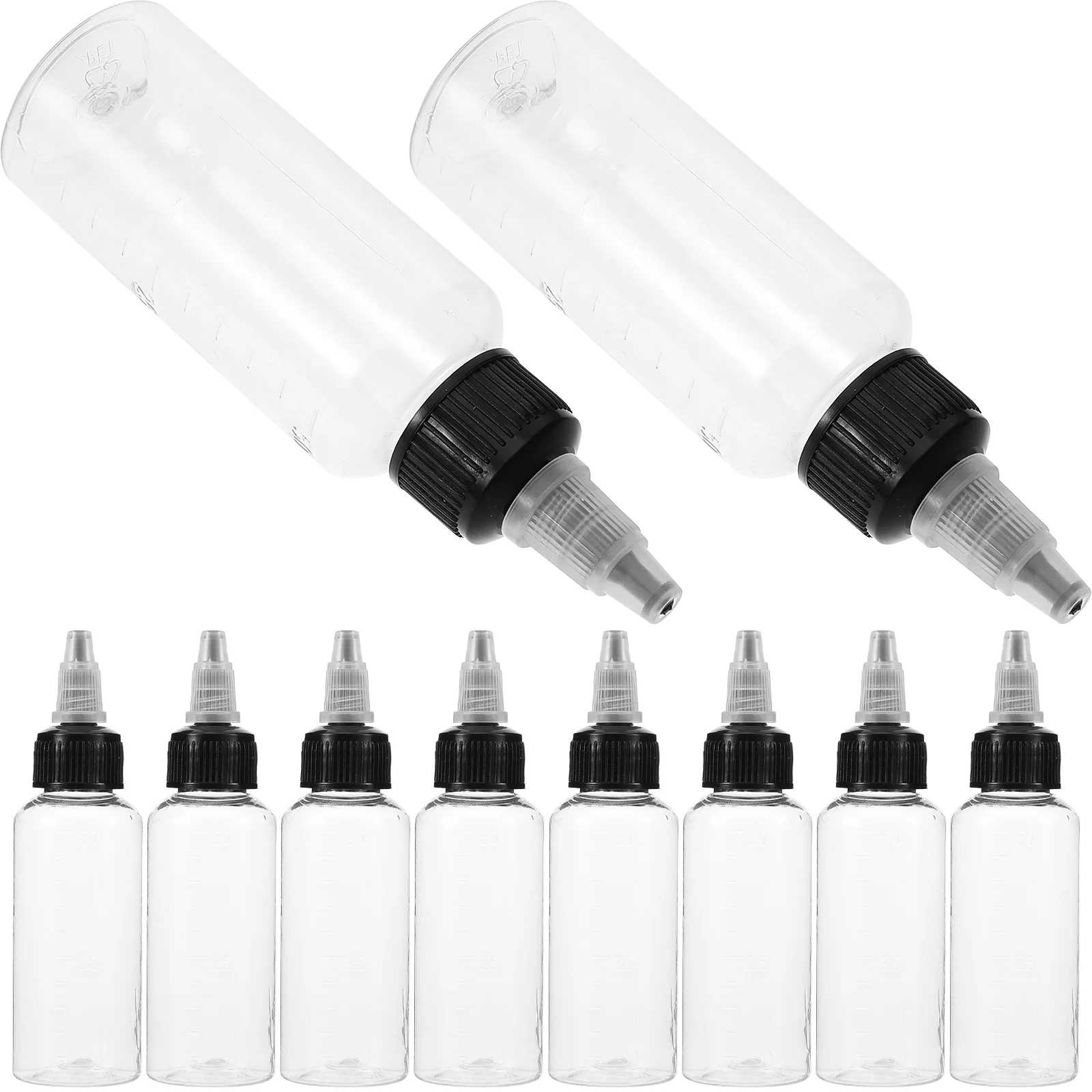 3 Pack Solvent Bottle Paint Portion Dispenser Container Plastic Jar Empty Pot Airbrush