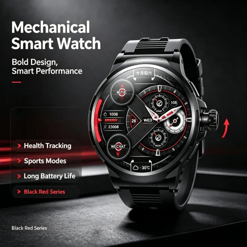 

4G Cellular Sports Smart Watch, Supports SIM Card Video Calls, Multi-Sport Modes, Large Storage Capacity Wristwatch