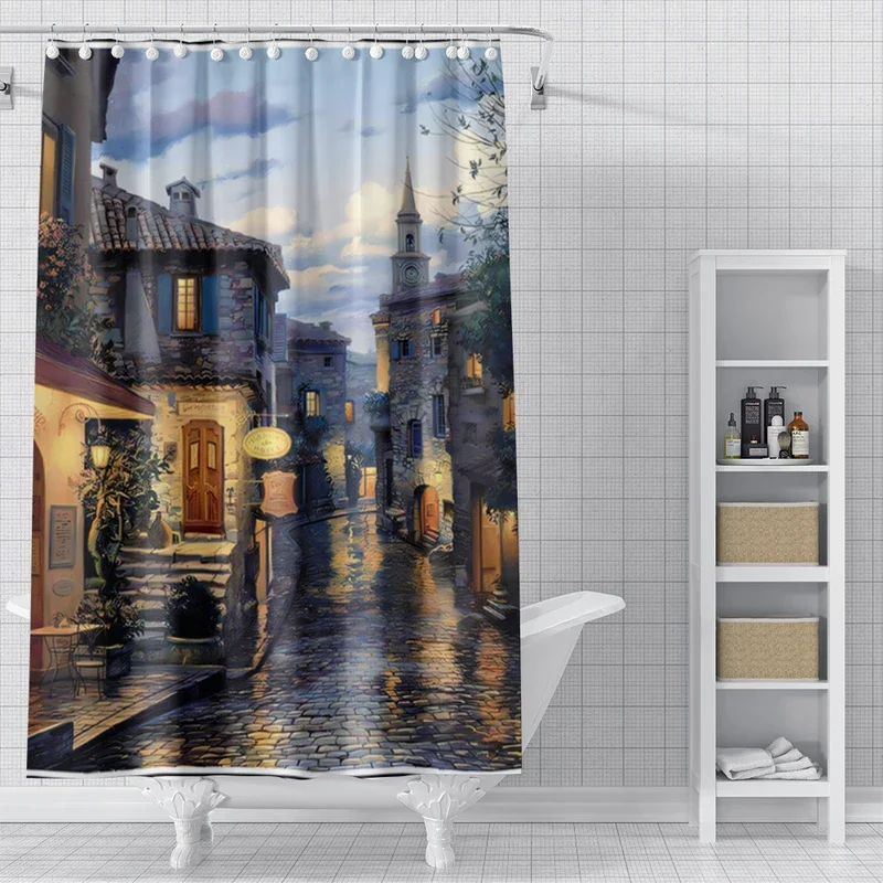 home shower curtains for bathroom Landscape animals waterproof fabric bathroom Curtains modern shower curtain 180x200 240x200