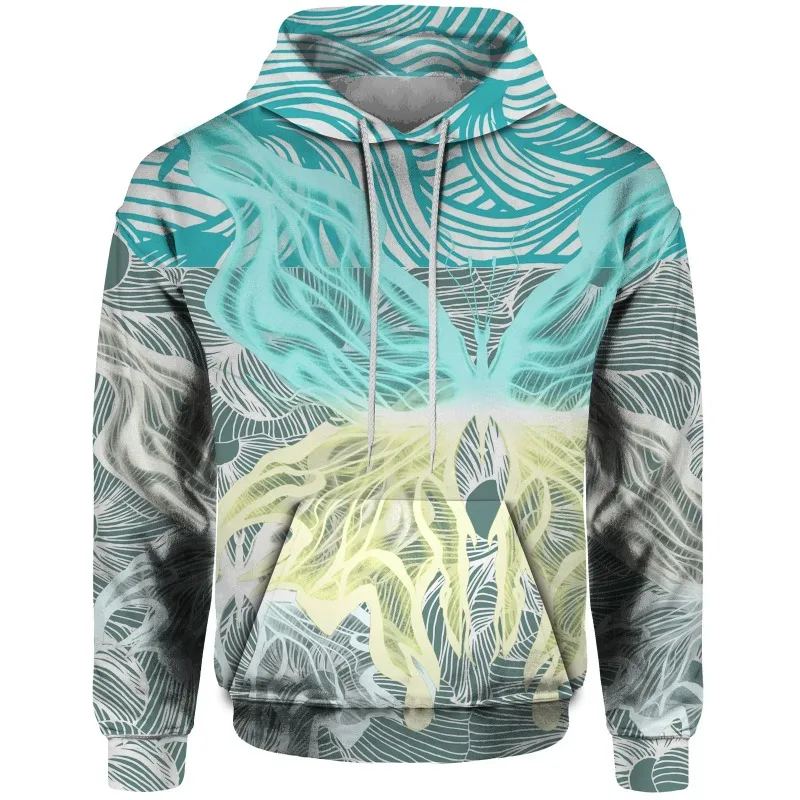 

2025 Sportswear Loose Clothing Men's Retro Butterfly Print Hooded Sweatshirt Y2k Clothing Street Trend Fashion 3D Printing