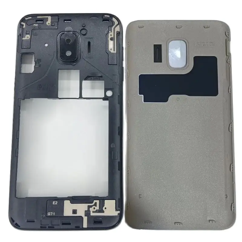 For Samsung Galaxy J2 Core J260 J260F J260G J260M J260Y Phone Chassis Housing Middle Frame With Battery Door Back Panel Case