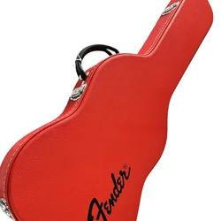 Suitable for Fanta ST/TELE electric guitar leather case, case, classic red, brand new with lock