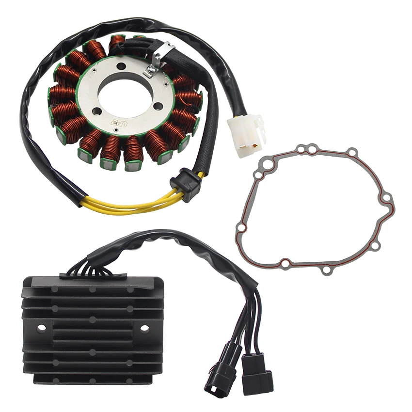 Motorcycle Ignition Stator Coil + Voltage Stabilizer Rectifier Regulator For Suzuki GSXR600 GSXR750 GSXR 600 750 OEM 32800-47H00