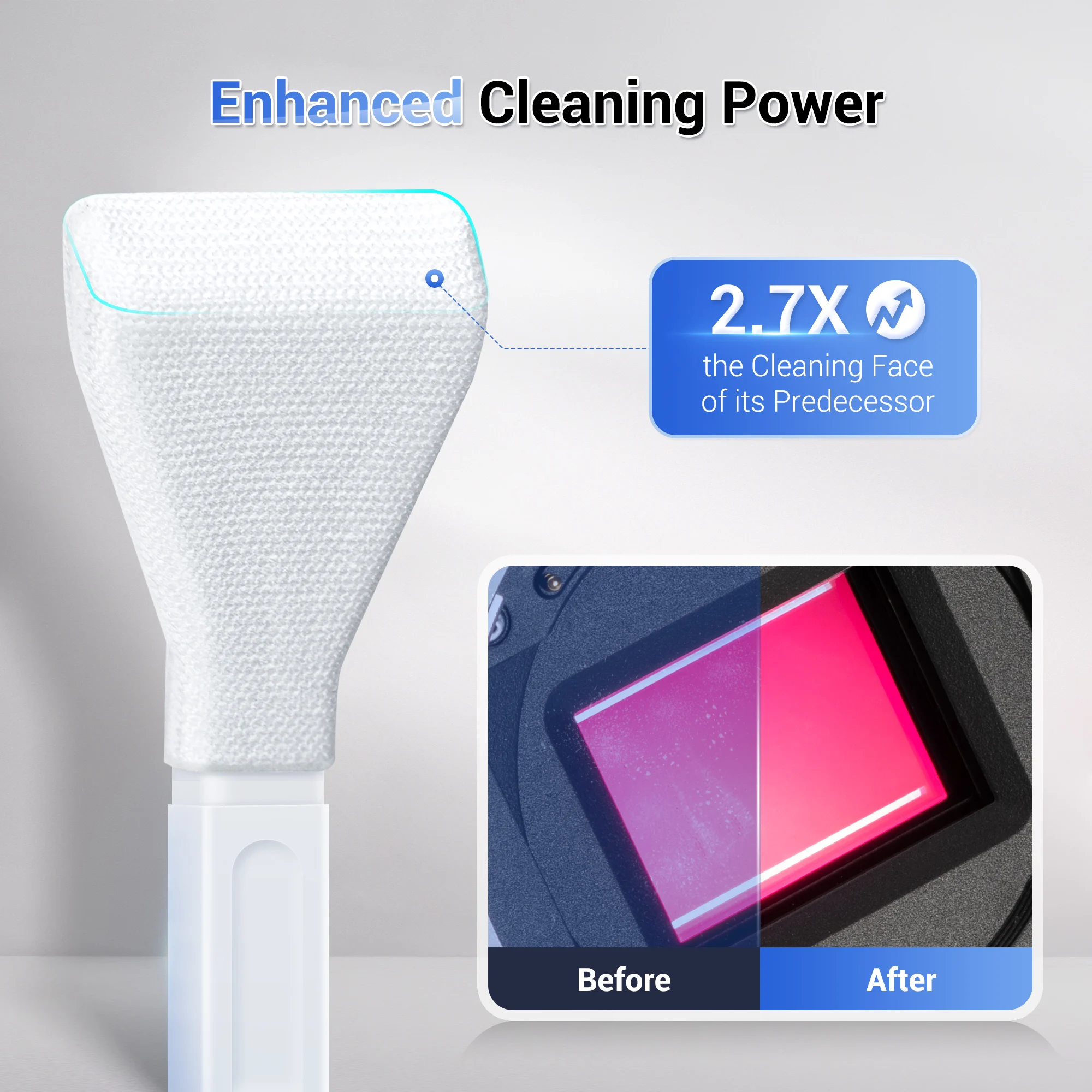 JJC Cleaning Swab for cleaning APS-C frame CCD and CMOS sensors 12PCS Individually Vacuum Packed Swabs Brush For Camera