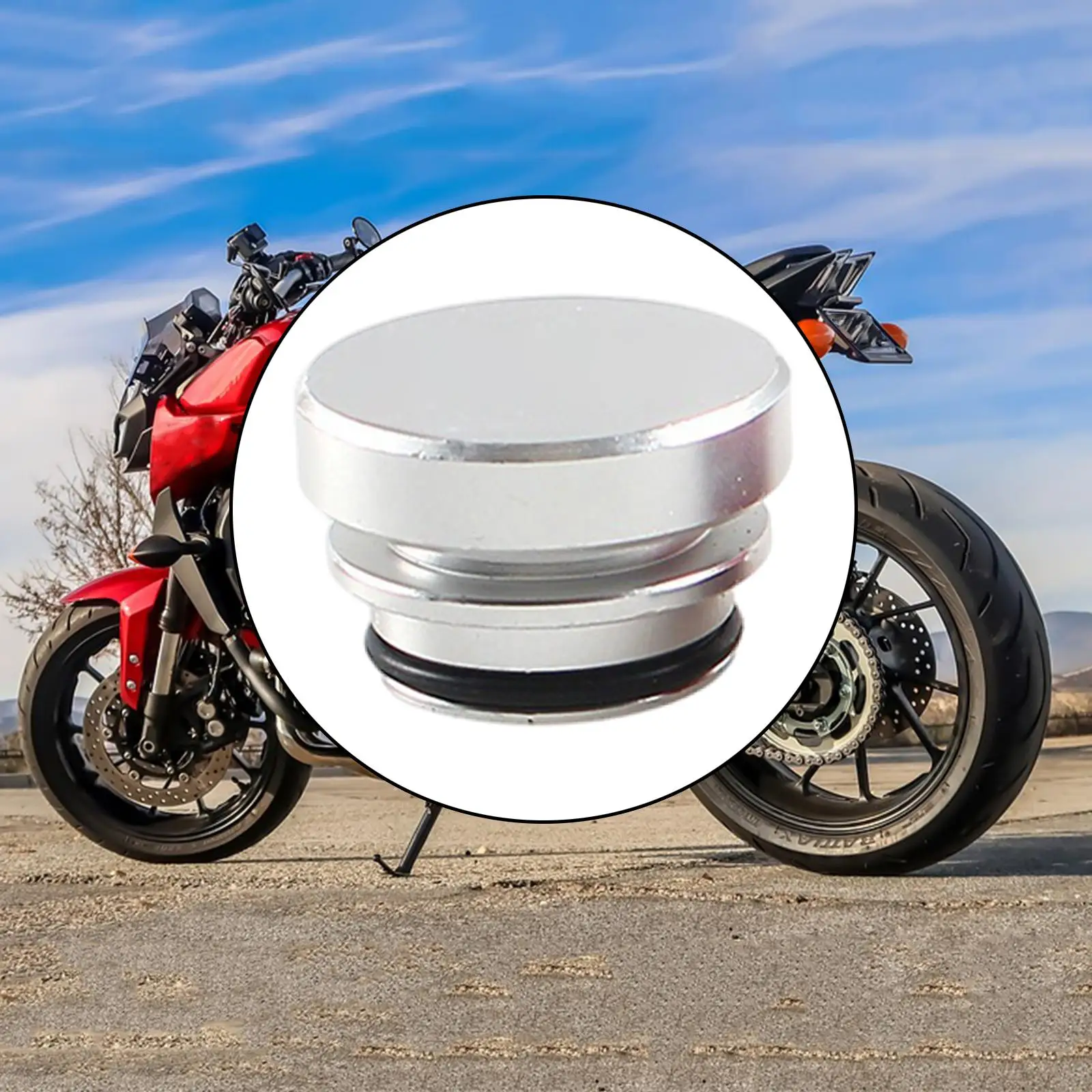 غطاء قابس ولاعة من الألومنيوم مناسب عالميًا لزر مقاوم للغبار لمقبس طاقة قارب SUV للسيارة 12 فولت #2