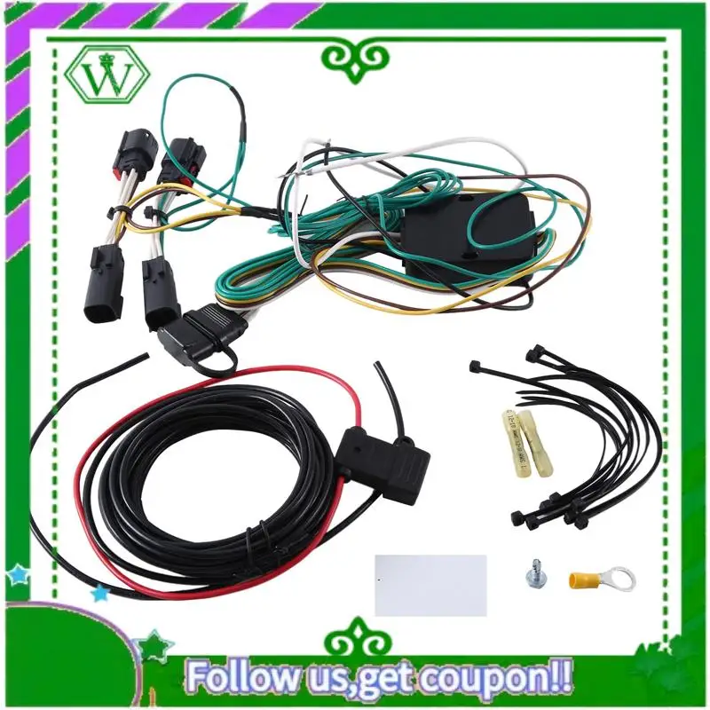 

AC34-4-контактный разъем жгута проводов прицепа 118847 ABS жгут проводов прицепа для Jeep Grand Cherokee L 2021-2022