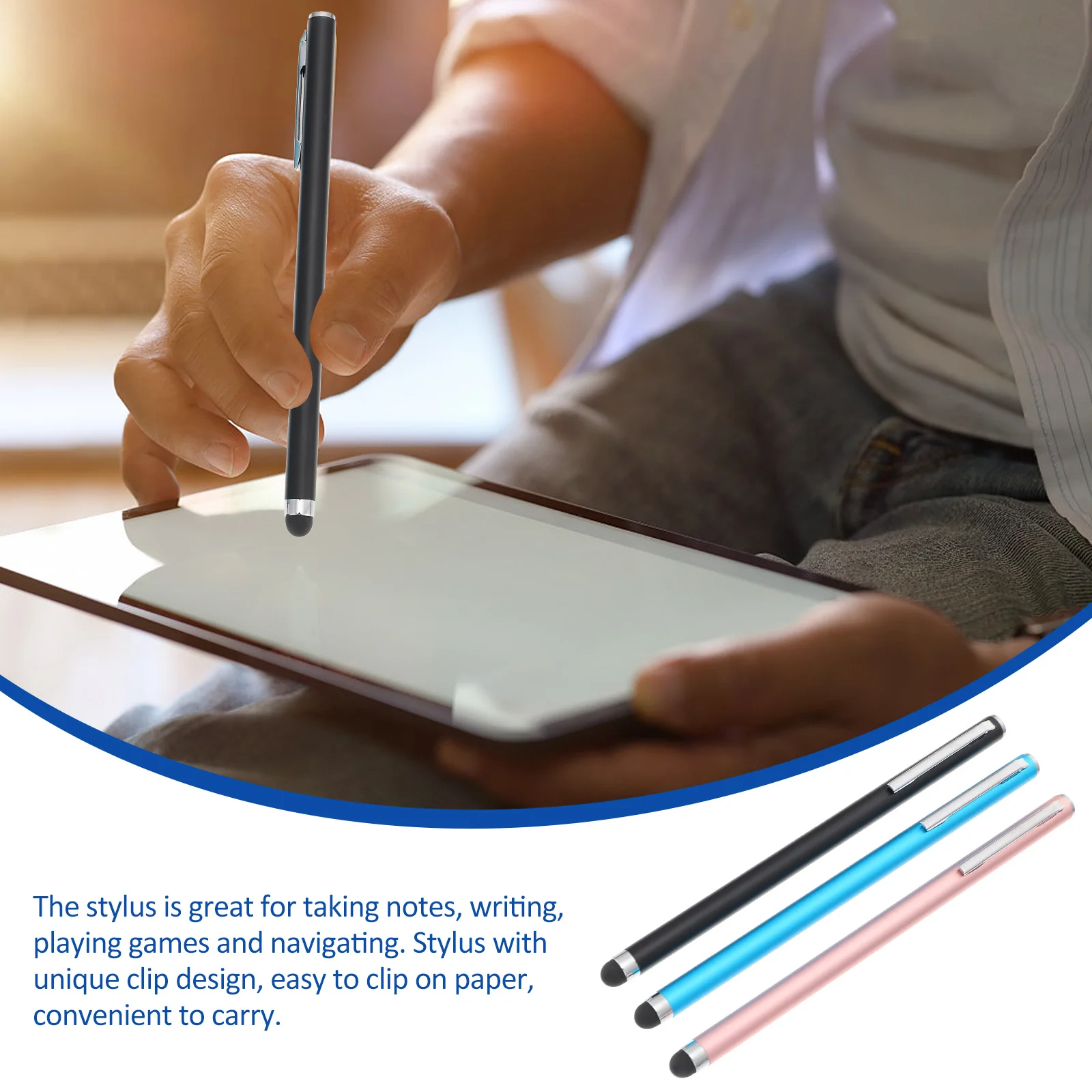

3 pcs Stylus Pen For Touch Screen Handwriting Drawing Sensitive Capacitive Phone Tablet Universal Writing Gaming Navigation Tool