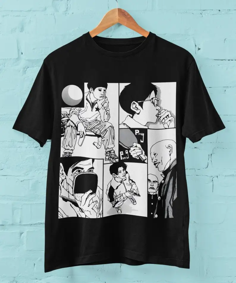 Camiseta de anime con cuello redondo, Taiyo Matsumoto,