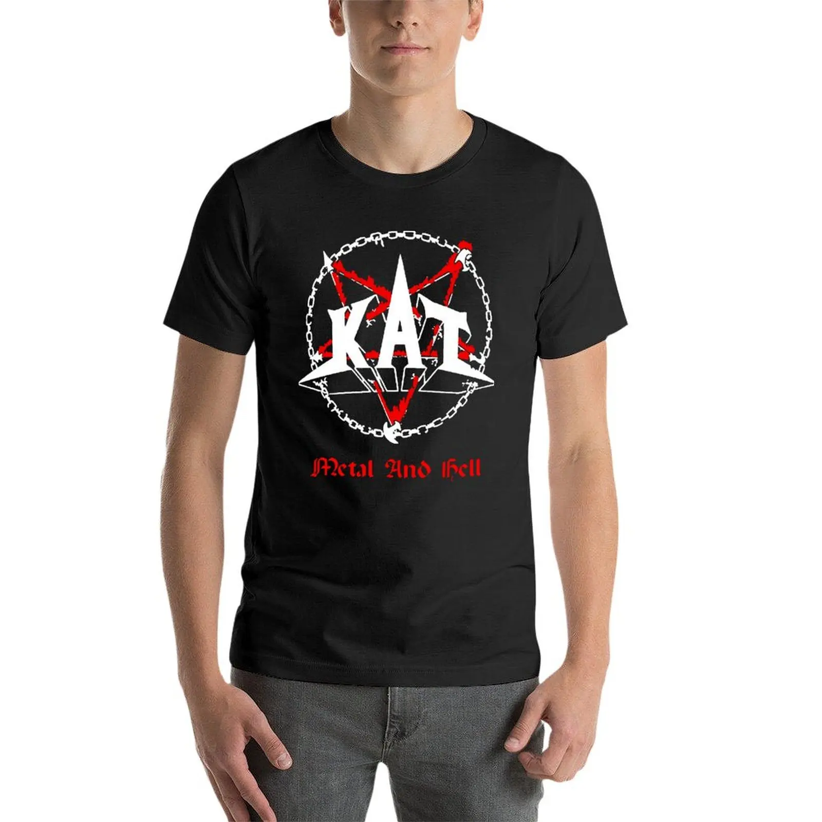 KAT Metal and Hell Classic Essential T-Shirt, Fresh Sports Nerd Tshirt, Novidade Viagens, EUA Tamanho