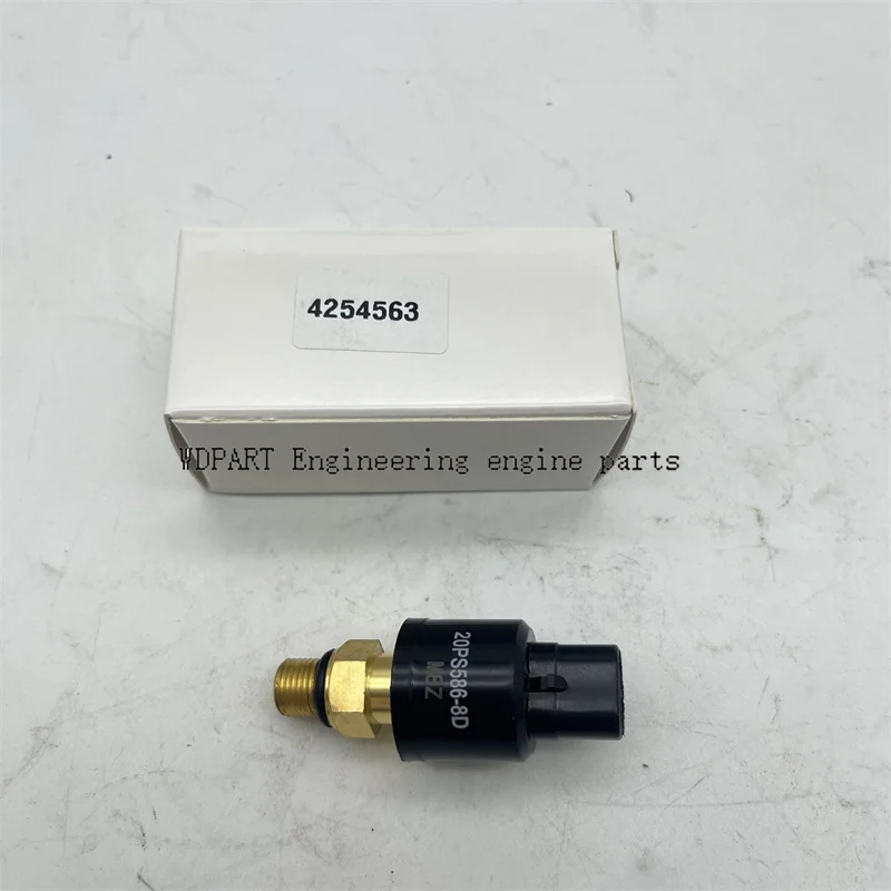 

New Pressure Sensor Switch 4254563 for Hitachi excavator EX200-2 EX200-3 20PS586-8 20PS586-8D 28357704 85PP29-02