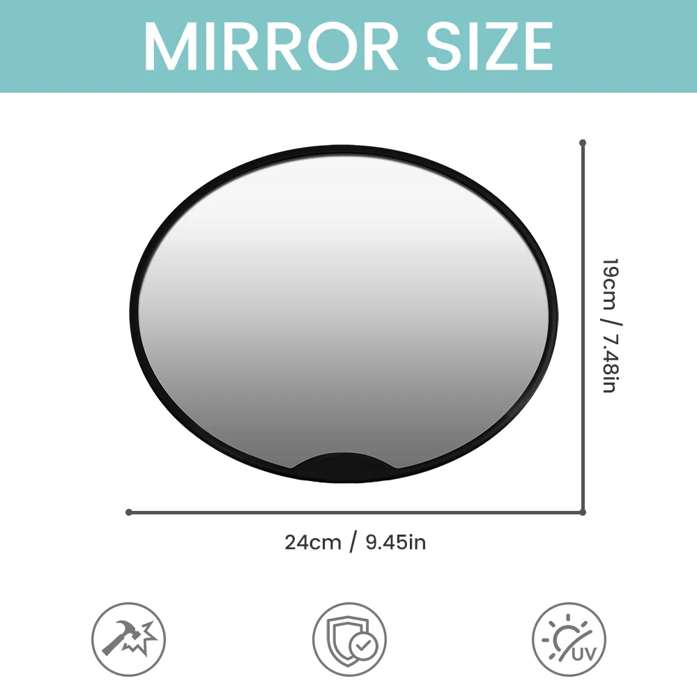 1PC Oval Baby Car Mirror for Rear Facing Infant with Wide Crystal Clear View, Car Rearview Mirror Car Baby Child Reverse Mirror