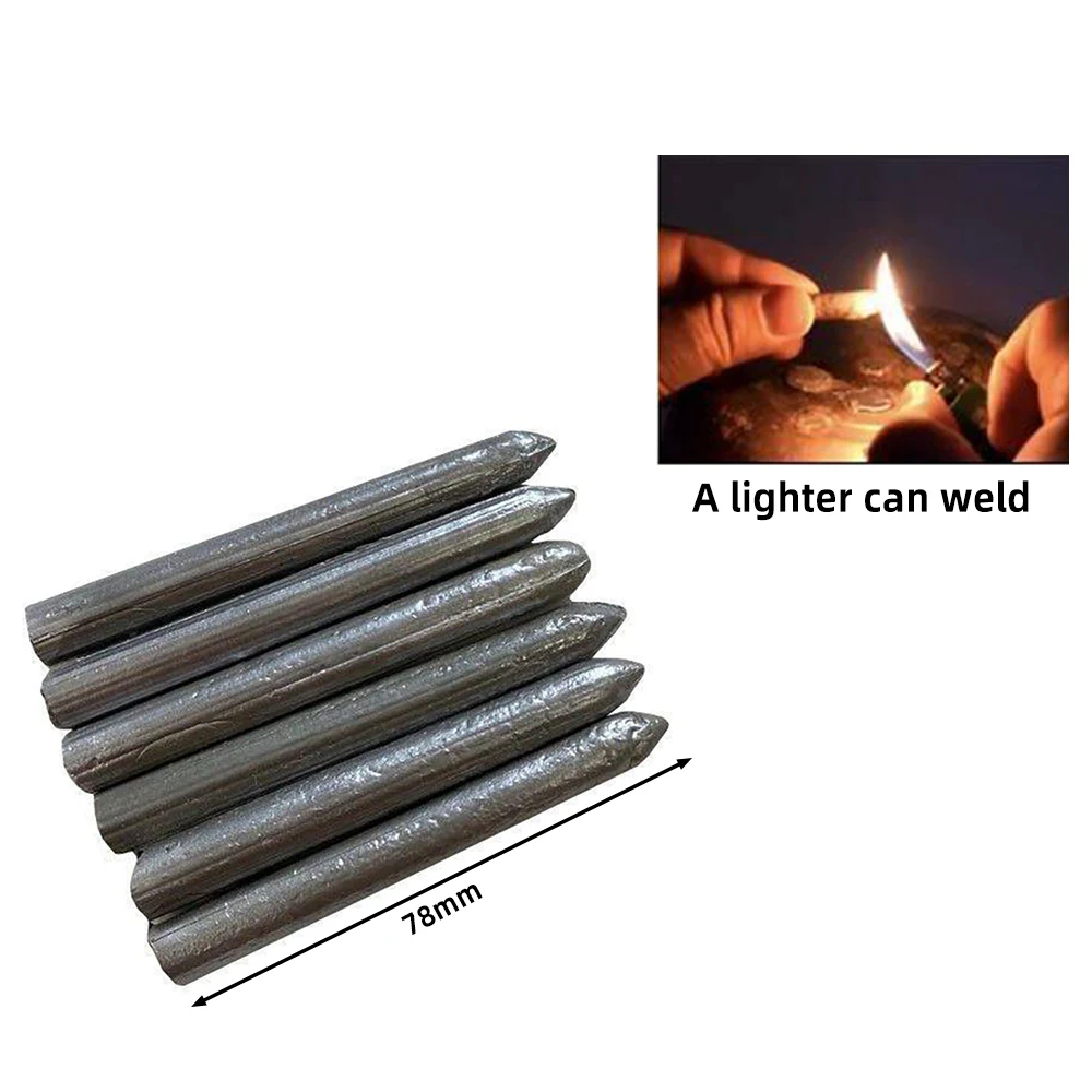 Low Temperature Repair Agent Aluminum Rod Copper Iron Aluminum Electrode.  Welding of Plastic Pipe of Stainless Steel Water Tank