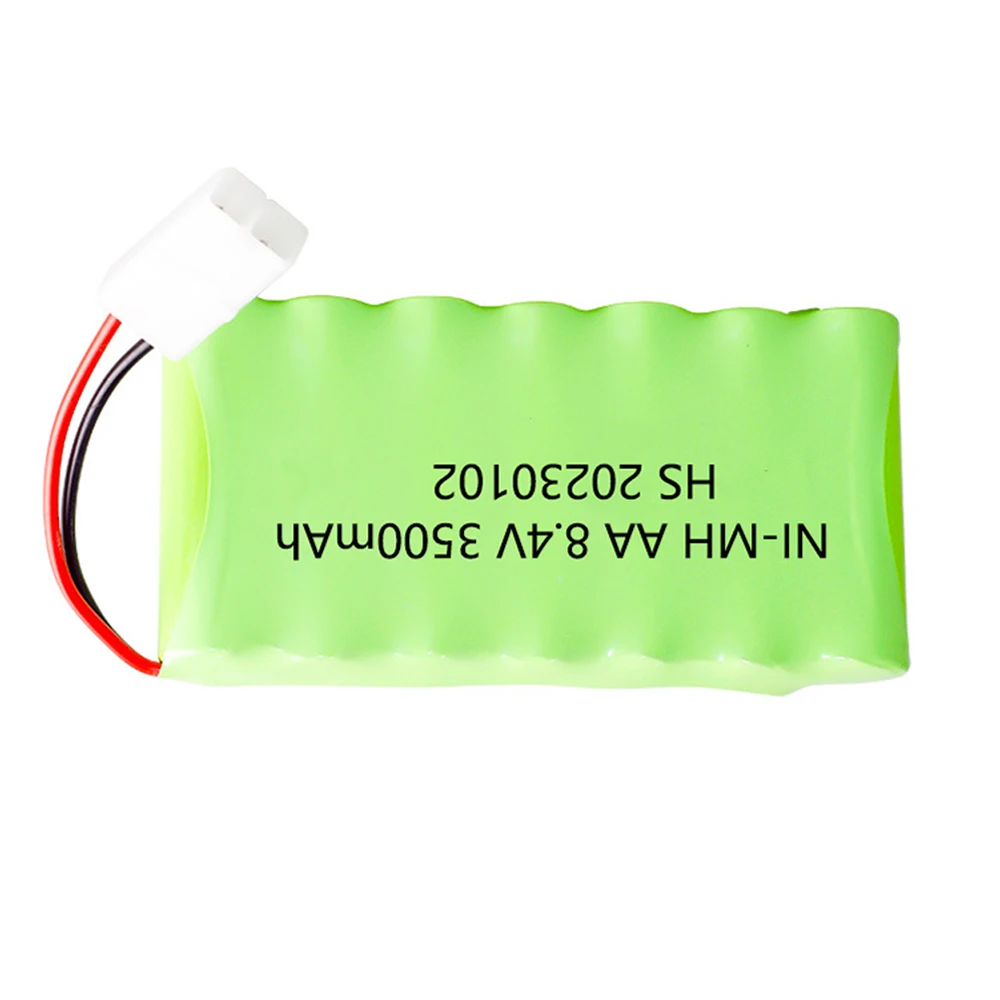 8.4V 3500mah Ni-MH akumulator z ładowarką do samochodzik zdalnie sterowany czołgu Robot armata 8.4v akumulator 3000mah plug tamiya