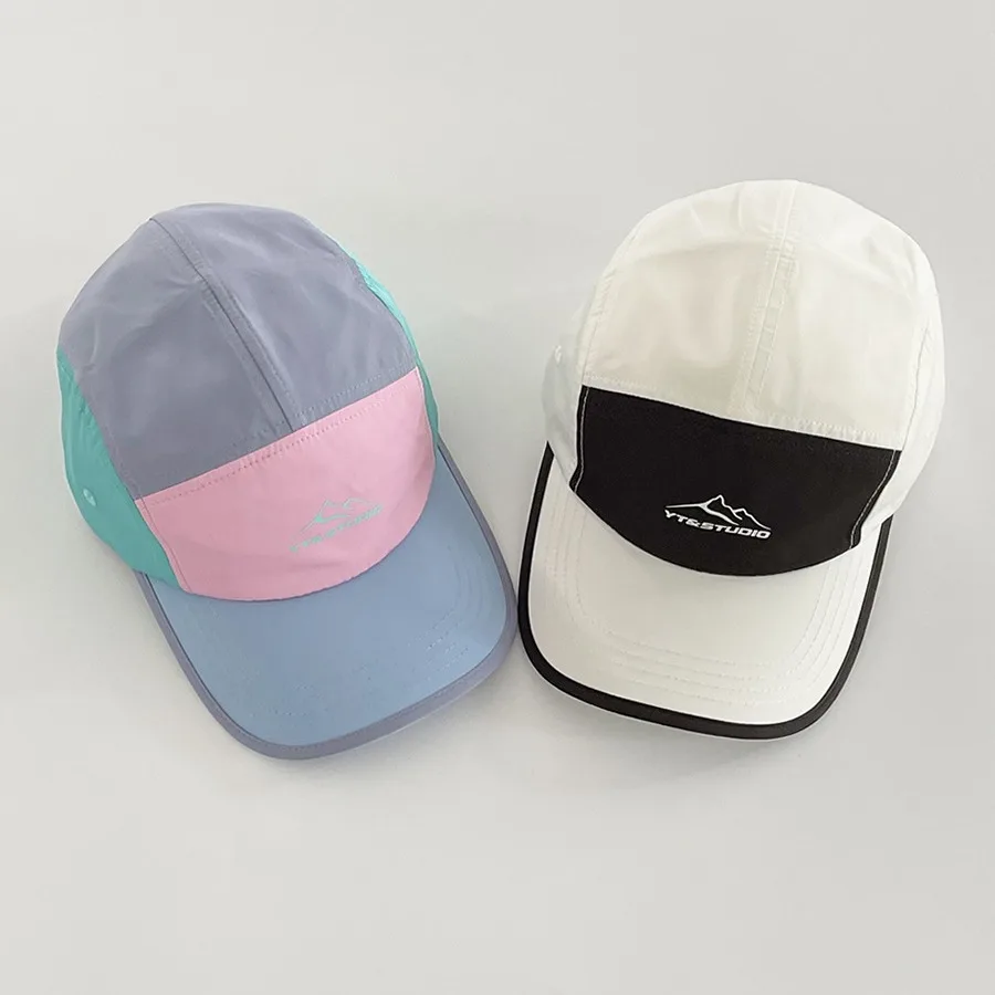 

Spring and summer niche outdoor color matching quick-drying cap male and female couples sunshade baseball cap