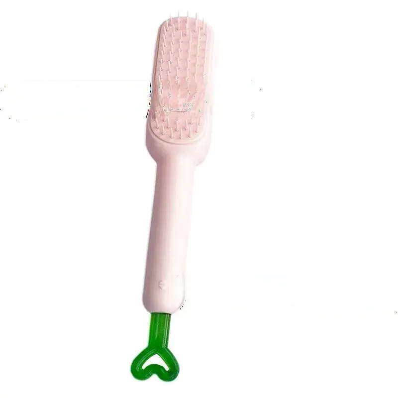 Retractable Massage Comb Rotatable Automatic Cleaning Portable Durable Light Luxury Scalp Cleaning Anti-Static Hair Comb