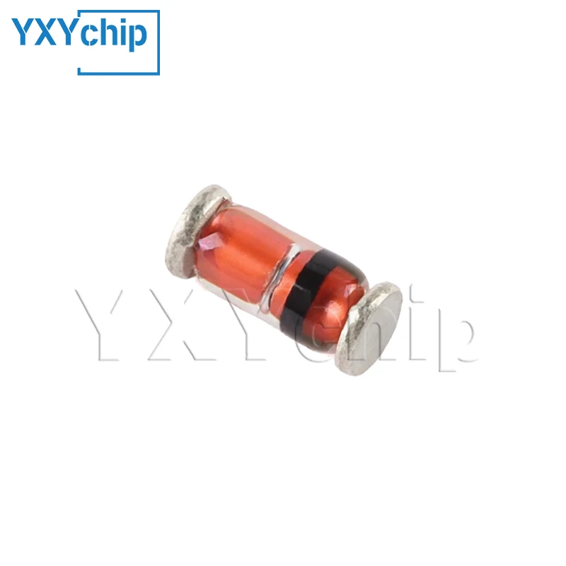 100PCS Zener Diode BZV55-C2V4 BZV55-C2V7,115 BZV55-C3V0 BZV55-C3V3 BZV55-C3V6 BZV55-C3V9 BZV55-C4V3 BZV55-C4V7 BZV55-C5V1 SMD