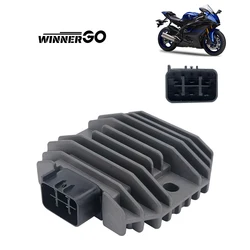 Regulador rectificador de voltaje para Yamaha YZF R6 B/C, equipo de plata Cuervo 06-12, YP400, VP300, BT1100, WR250R, XVS125, Rhino700, 5BN-81960-00