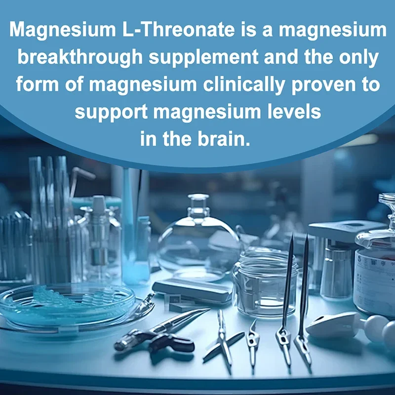 Magnesium L Threonate - Improves Memory, Deep Sleep, and Supports Better Mood