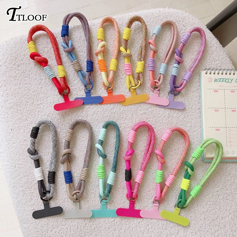 

Корейский милый многофункциональный ремешок для мобильного телефона, универсальный ремешок на запястье, короткая веревка, многоцелевой браслет-цепочка с защитой от потери