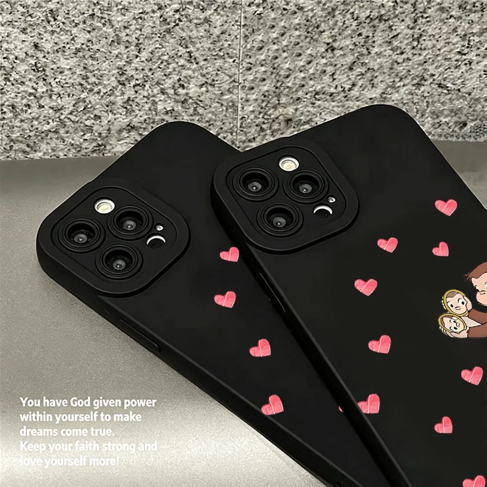 Monkey Pink Heart Phone Case for Samsung Galaxy S26 S25 S23 S22 NOTE 20 Ultra S22 S25 S24 S23 S26 S21 Plus S24 S23 S21FE Cover view 5