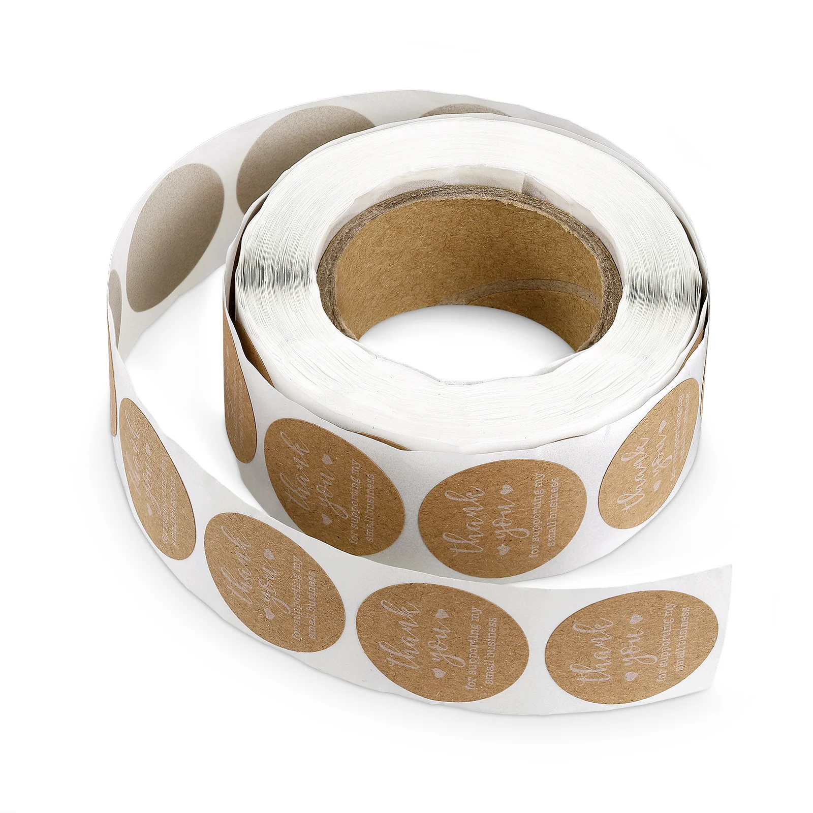 Round Blank Stickers for Store Owners Adhesive Envelope Sealing Lables Removable Labels