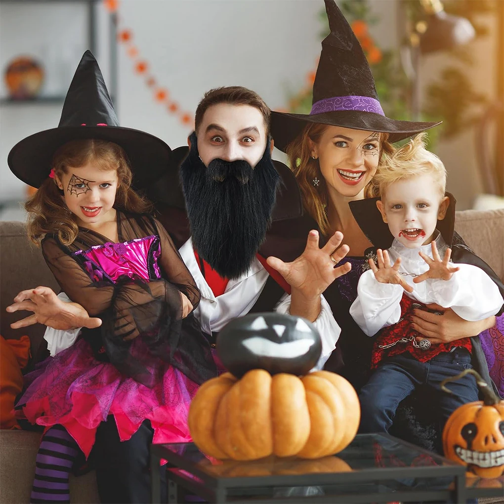 1 قطعة زي اللحية الطويلة تأثيري الشوارب اللحية وهمية للكبار شعر الوجه عيد الفصح حفلة تنكرية أوبرا فستان بتصميم حالم لوازم الحفلات #3