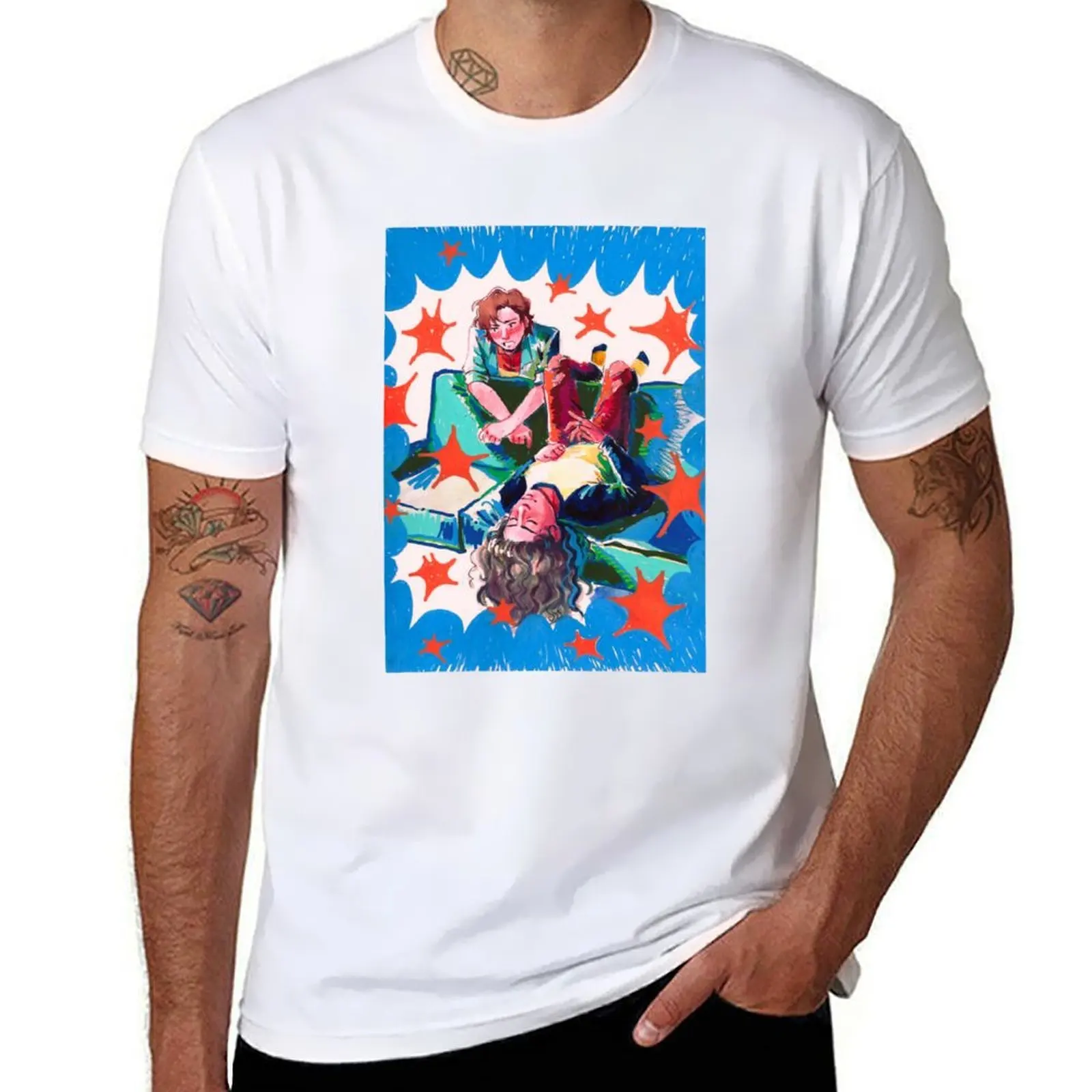 

Stars T-Shirt anime t shirts for man t shirt for man T-Shirt