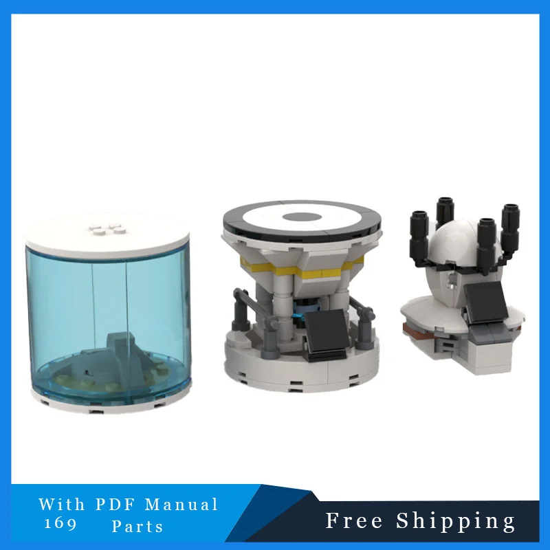 

169 шт. MOC, многофункциональный домашний декор, технология, строительный блок, кирпичная модель, креативные детские игрушки, подарки на Рождество и день рождения