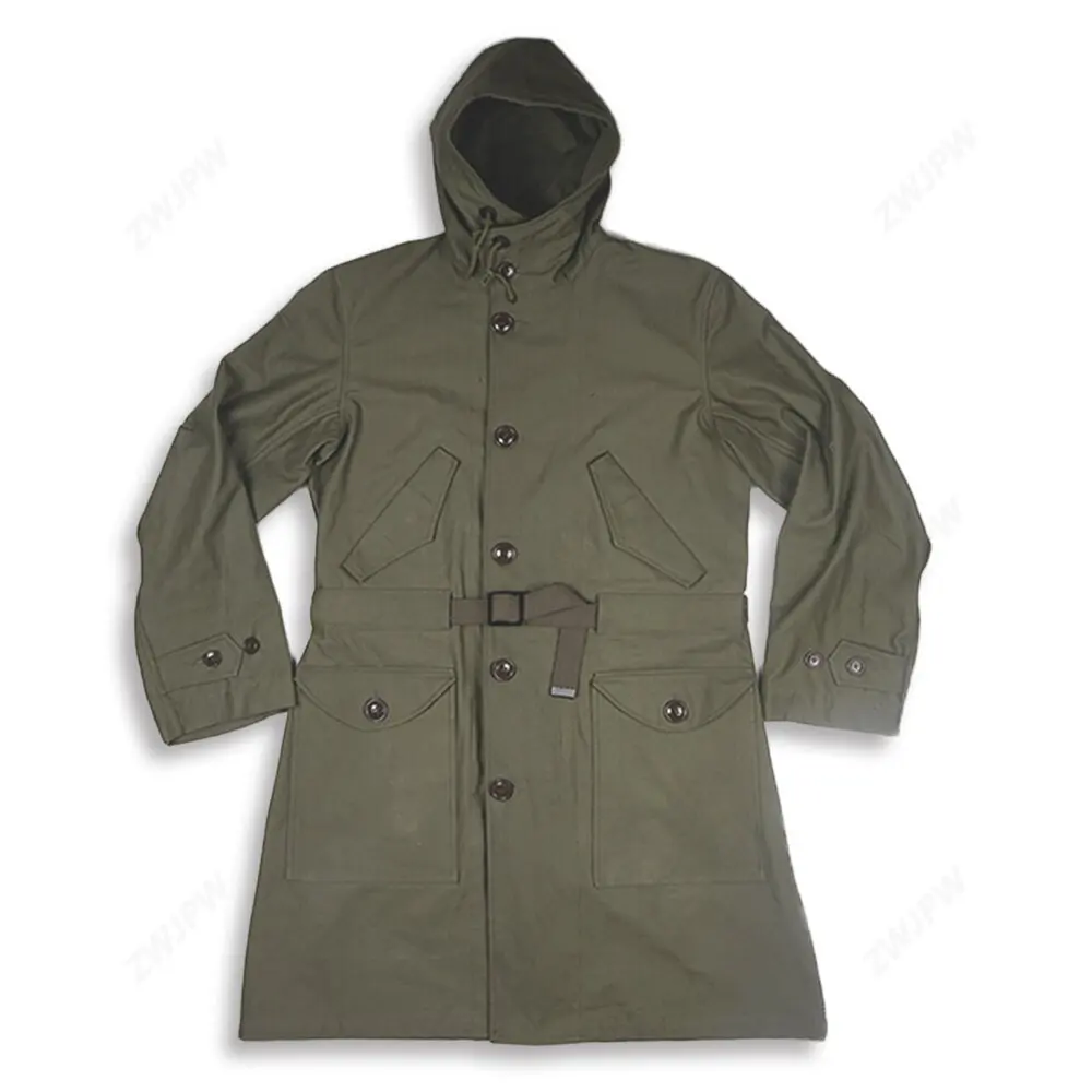 ww2 US army  green outdoor M47 Windbreaker Pure cotton outdoor Coat