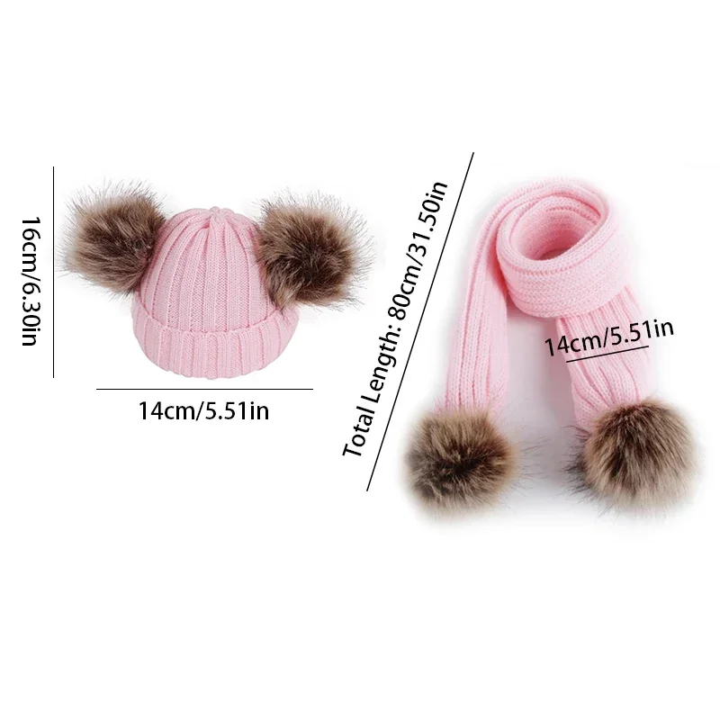 Рисунок 6 - детские зимние вязаные шапки-бини