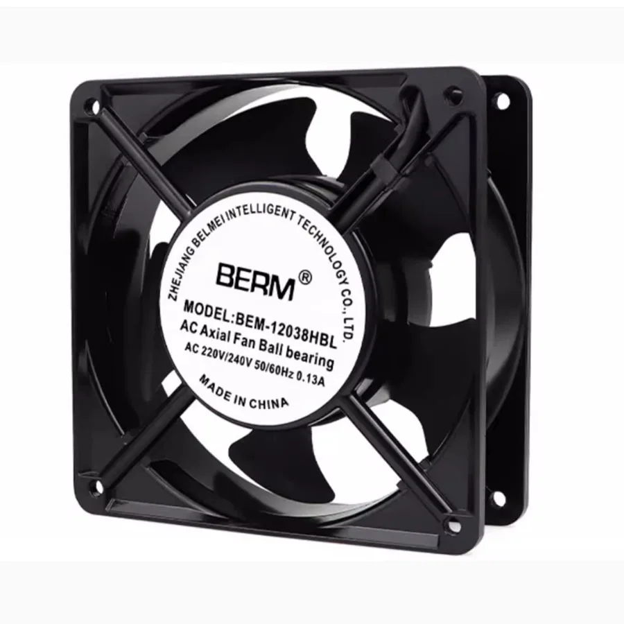 Silent and powerful small exhaust fan, industrial electrical cabinet cooling fan, small axial flow fan, 220V/240V