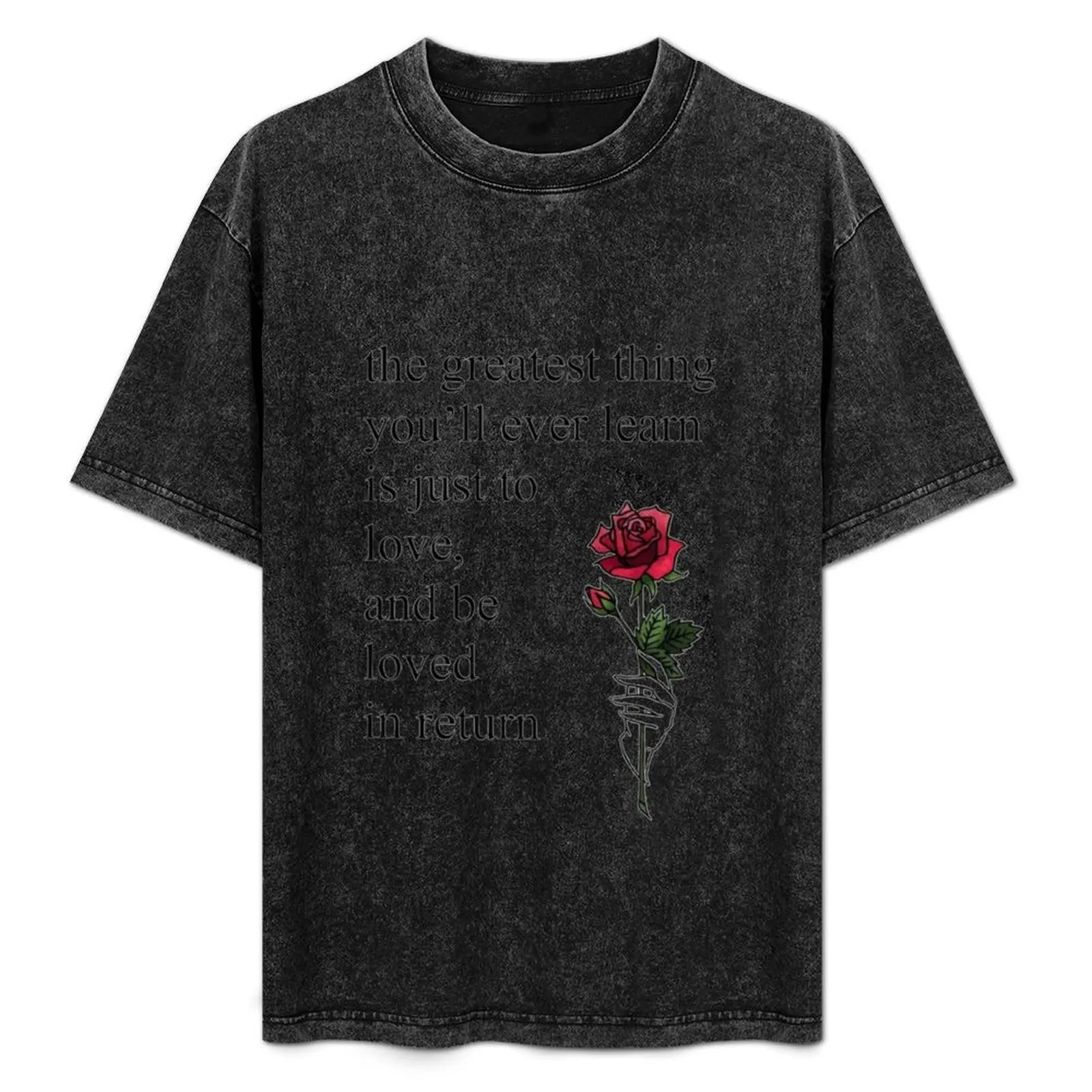 Camiseta Estética Moulin Rouge Come What May Quote, Básica, Lisa, Manga Curta, Gola Redonda