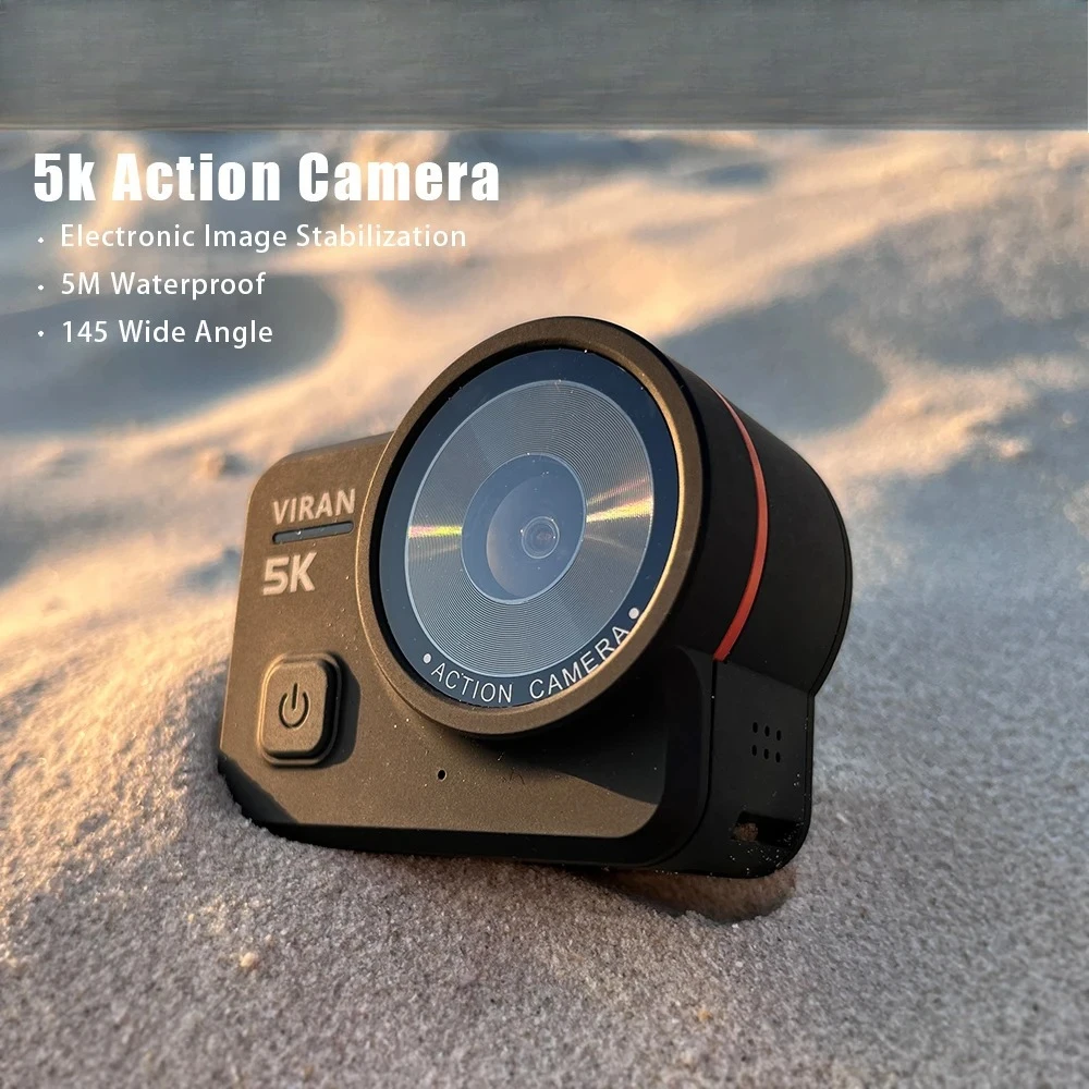 

5K Action Camera V10 Electronic Image Stabilization 2" Touch LCD 4K Waterproof Action Camera Dashcam Motion Detection