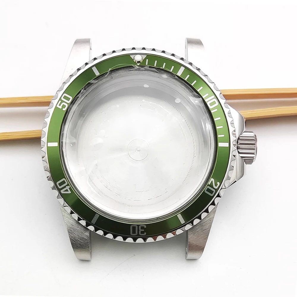 Caja de reloj de alta calidad de 39,5mm, piezas de reloj para hombre compatibles con caja de movimiento NH35/36, pulsera, accesorios de caja de acero inoxidable