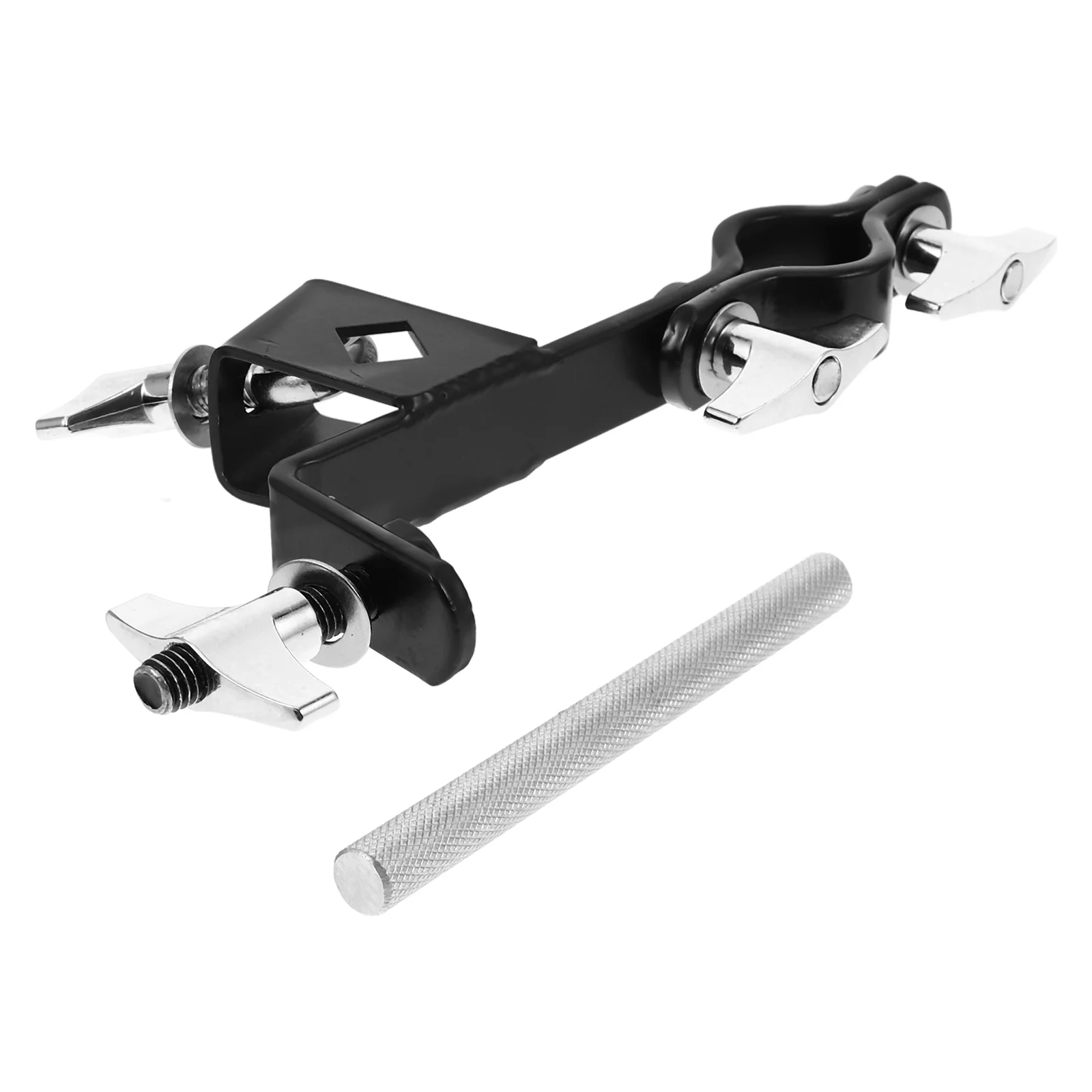 

Cowbell Stand Extension Clip Holder Cymbal Brackets Boom Arm Attachment Mount Clamp Mounted Drum