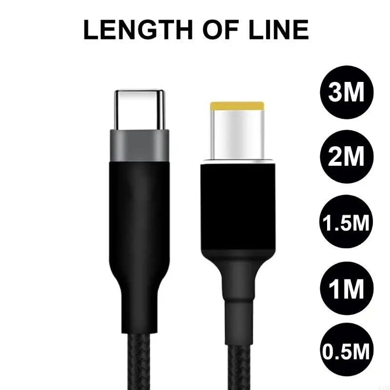 H7JF-Typ-C zum großen quadratischen männlichen männlichen Stecker Erweiterungskabel für Notebook-Schnelllade