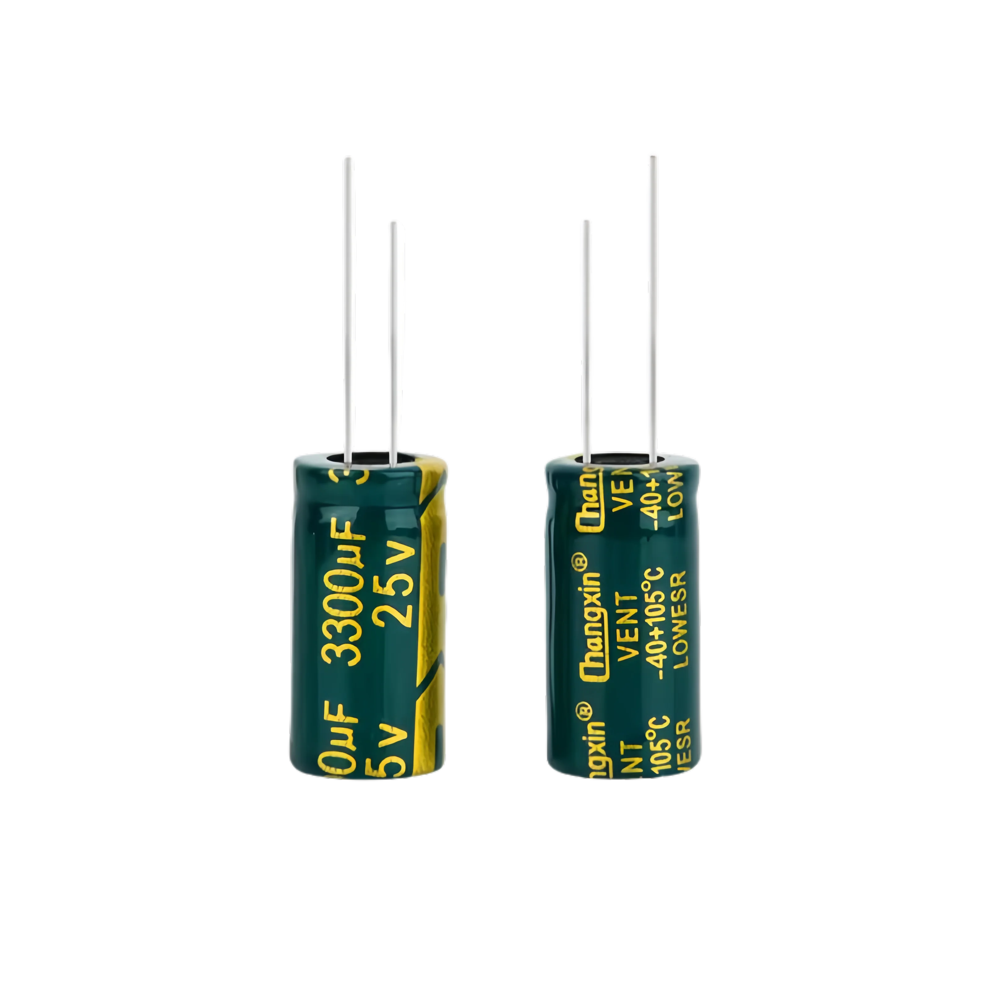 

5PCS Original 25v3300uf Low ESR/Impedance High Frequency 25V 3300UF Aluminum Electrolytic Capacitor 25V3300UF Size: 13X25/16X25