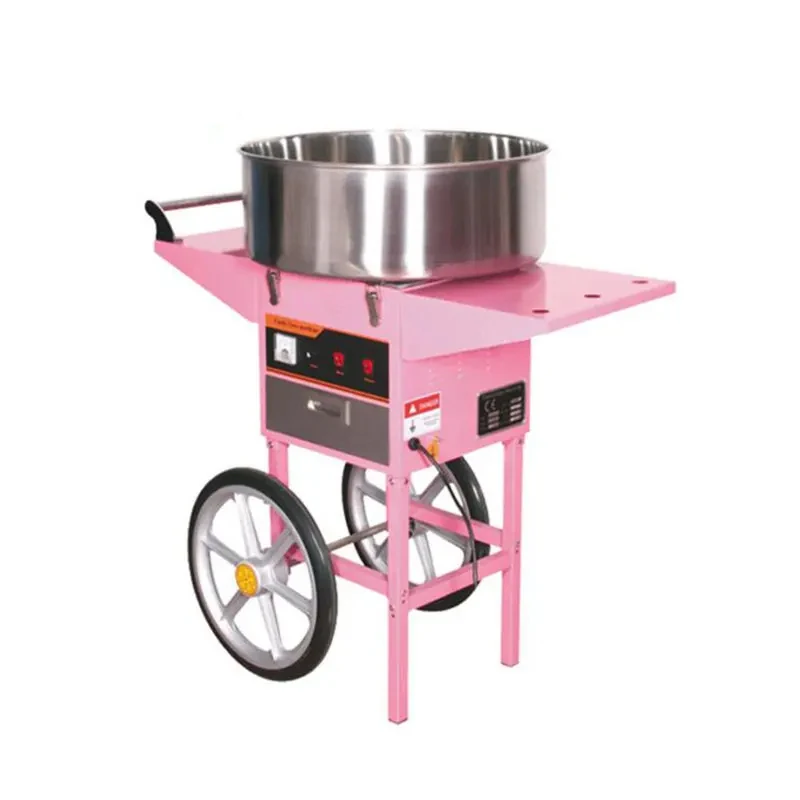 Commercial Sweet Cotton Candy Maker Commercial Cotton Candy MakerElectric Cotton Candy Floss Machine With Cover 52cm Diameter